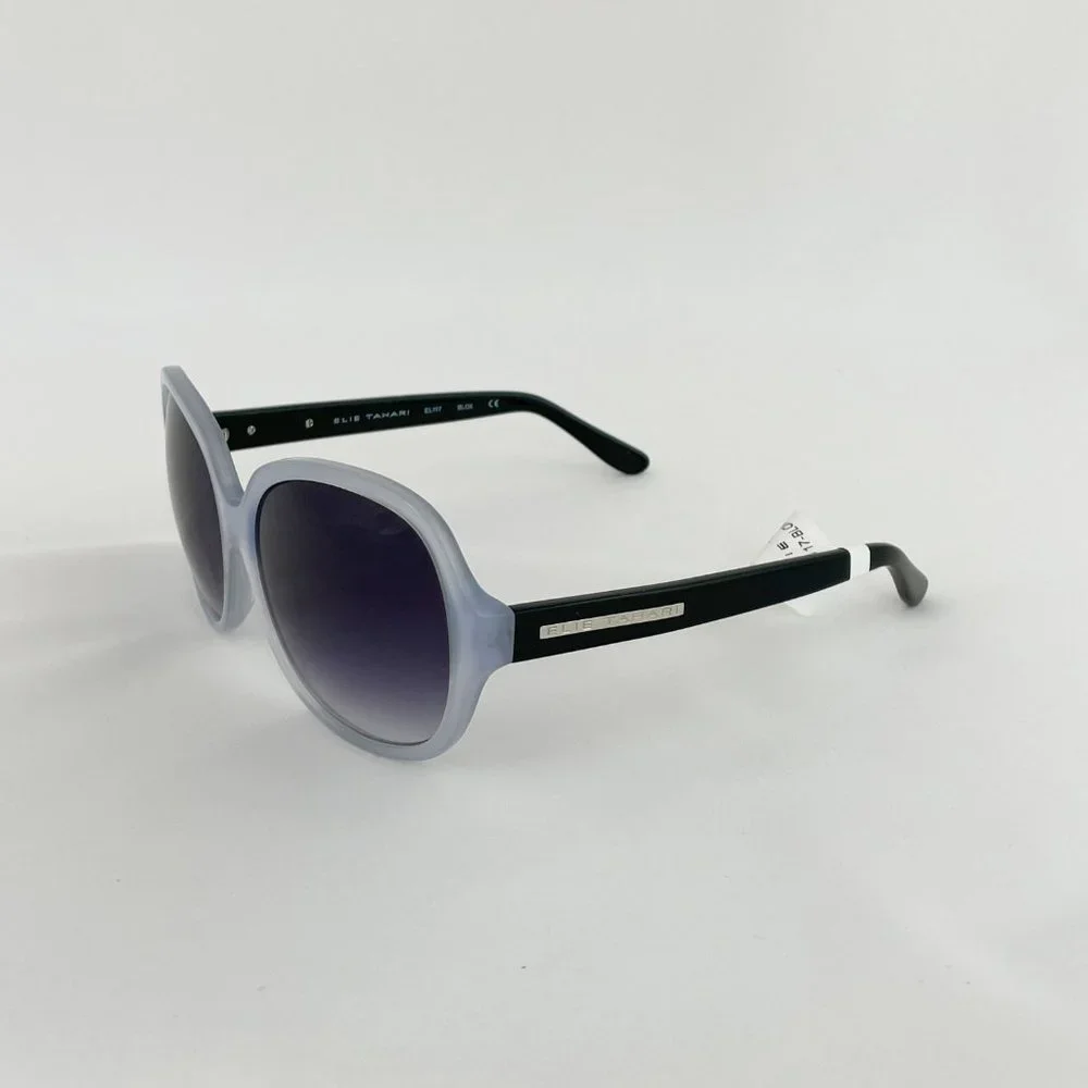 Elie Tahari Blue & Black Oversize Sunglasses